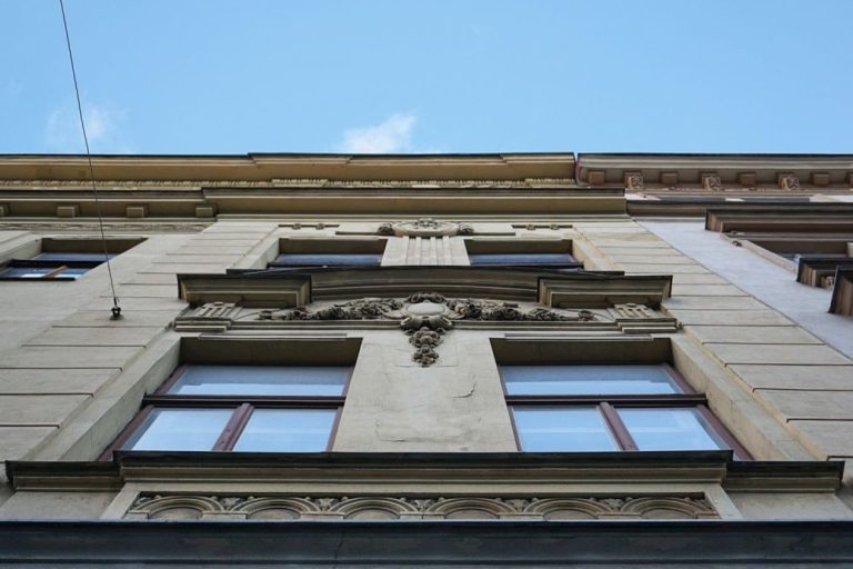 Jugendstilhaus Heigerleinstraße 20-22, Fenster, Ornamente, Wien-Ottakring, Architekt: Wenzel König