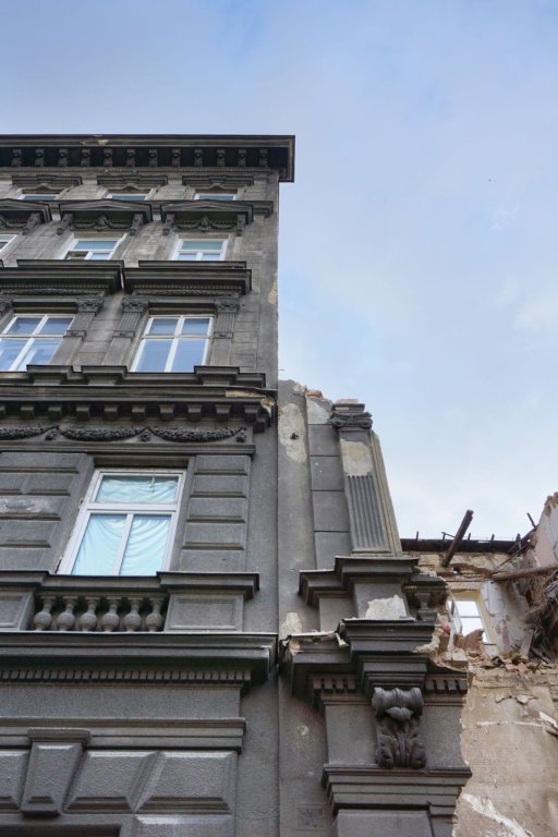 Abriss des Gebäudes Mariahilfer Gürtel 33, Rudolfsheim-Fünfhaus, Juni 2018