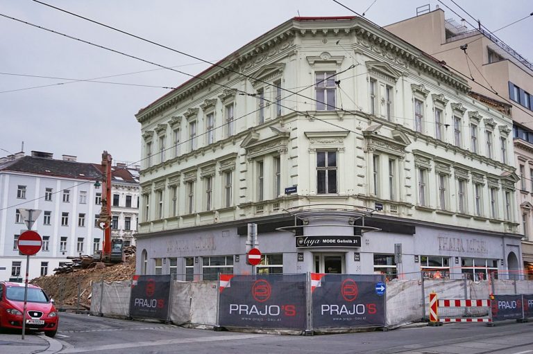 Abriss in der Lindauergasse, Wien-Ottakring