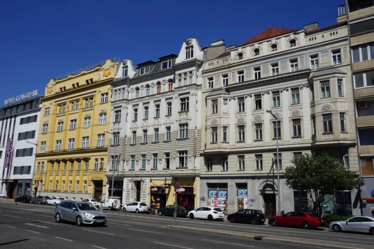 Jahrhundertwendehäuser Wiedner Gürtel 24-32, Wien, 4. Bezirk