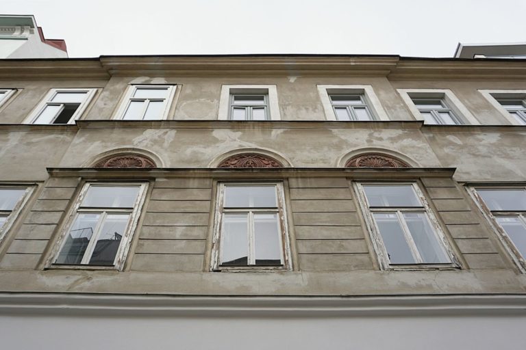Fenster, altes Haus, Ornament