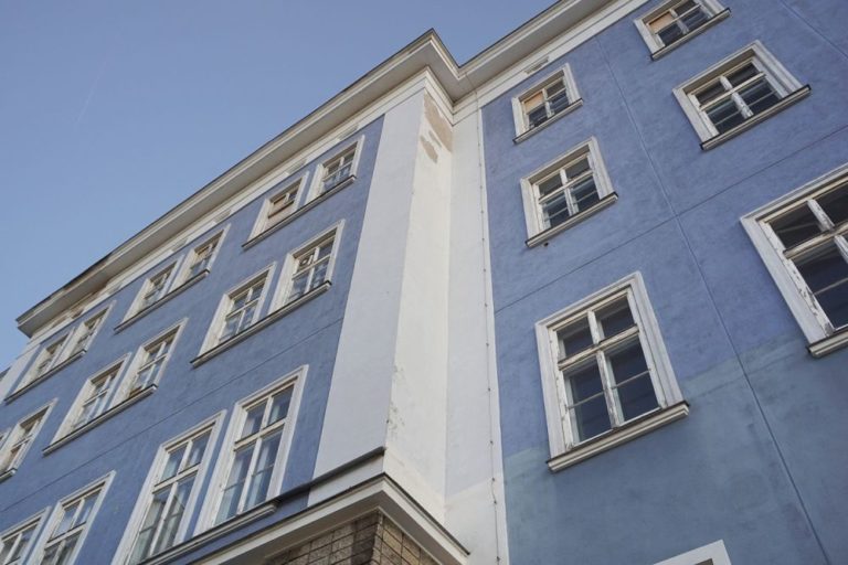 Blaues Haus vor dem Abriss, 1150 Wien