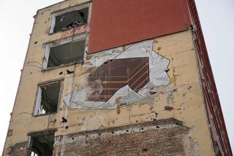 Werbung "Ildefonso" auf der Fassade des ehemaligen Schokoladenfabrik Victor Schmidt & Söhne, Geiselbergstraße, 1110 Wien