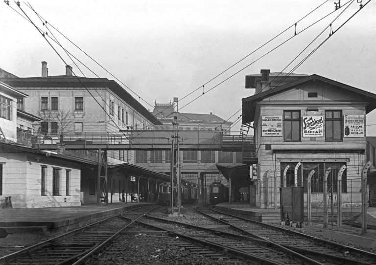 Bahnhof Hauptzollamt im Jahr 1926, Wien Mitte