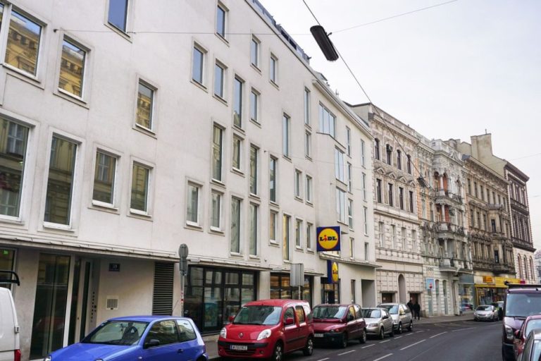 Neubau in einer Schutzzone in der Hernalser Hauptstraße, Wien