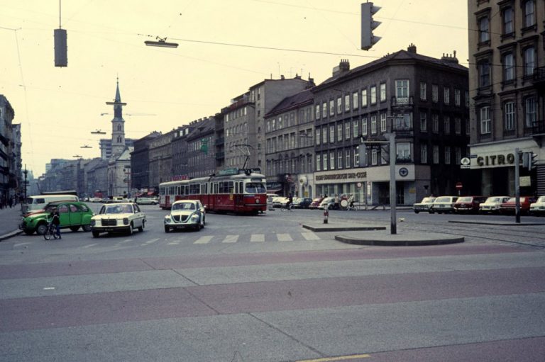 Praterstraße im Jahr 1976, Wien-Leopoldstadt