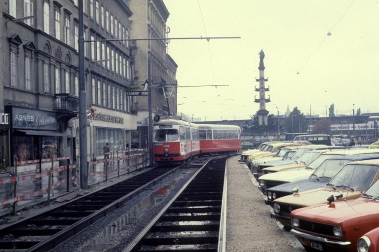 Praterstraße und Praterstern im Jahr 1978, Wien-Leopoldstadt