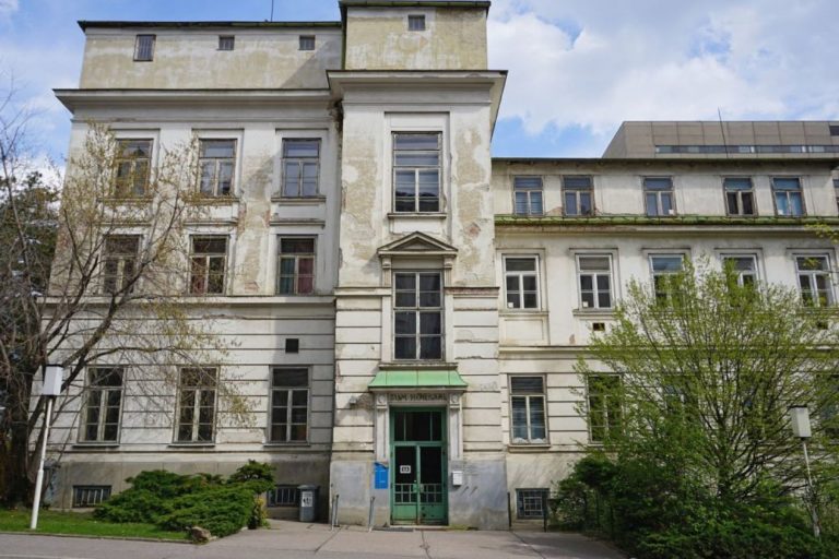 ehemalige Kinderklinik des Wiener AKH, Architekt: Emil von Förster