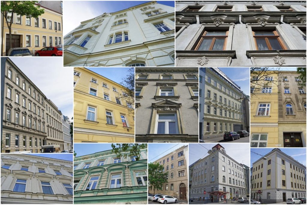 Gründerzeithäuser in Kaisermühlen, Wien-Donaustadt (22. Bezirk)