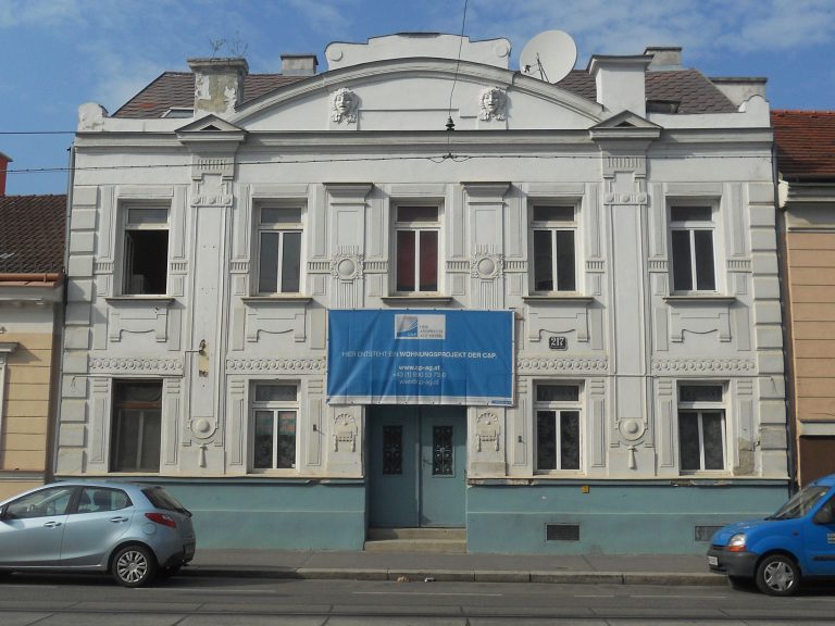 Jugendstilhaus Donaufelder Straße 217, Abriss ca. 2014, Wien-Donaustadt