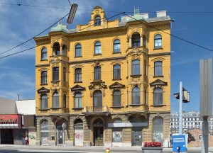 Gründerzeithaus Schönbrunner Schloßstraße 2 vor dem Abriss, Kometgründe, Wien-Meidling