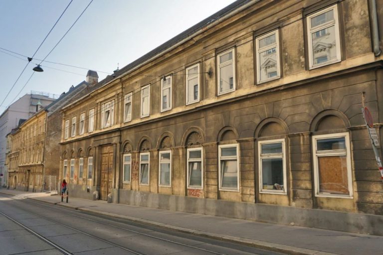 Abriss in der Kaiserstraße, Wien-Neubau