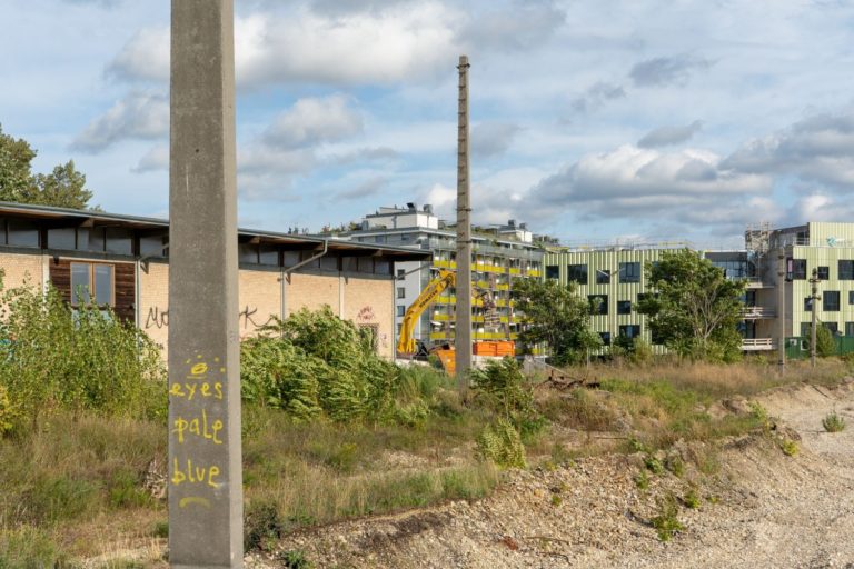 Nordbahnhalle während Abriss, Wien-Leopoldstadt