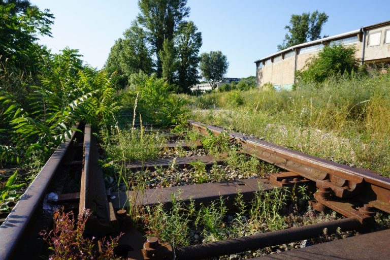 Schienen des ehemaligen Nordbahnhofs, Wien-Leopoldstadt