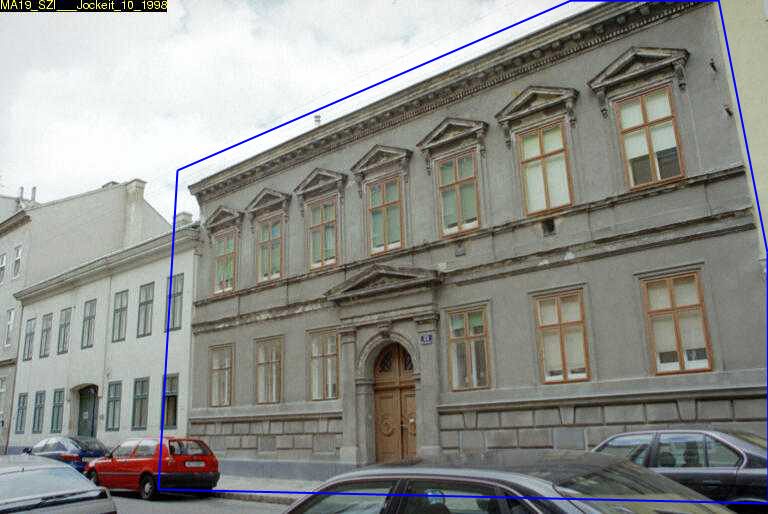 Gründerzeithaus in Wien, Blumengasse 22, später abgerissen