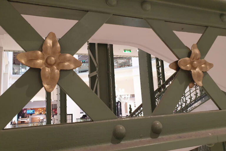 Treppe im Leiner-Haus, Mariahilfer Straße 18, Wien