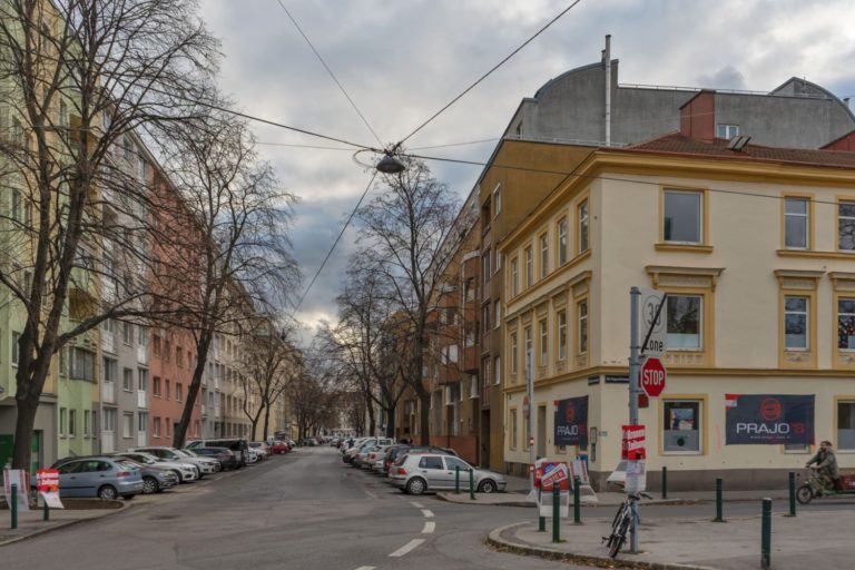 Dammstraße in Wien-Brigittenau (20. Bezirk)
