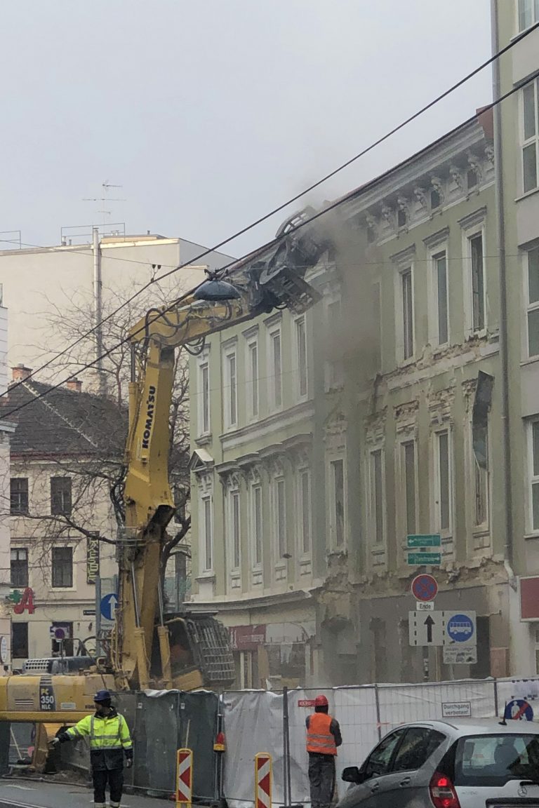 Hofmühlgasse 6 wird abgerissen, 1060 Wien