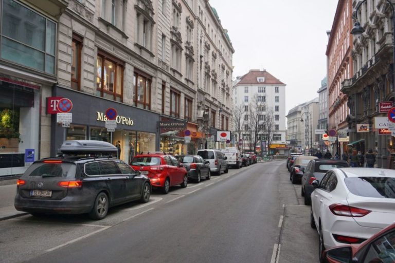 Rotenturmstraße vor der Umgestaltung, 1010 Wien