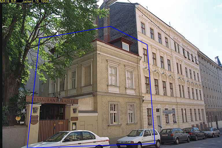 Gründerzeithaus und Restaurant in der Cottagegasse 6, Baujahr 1897, Abriss ca. 2011, Wien-Währing