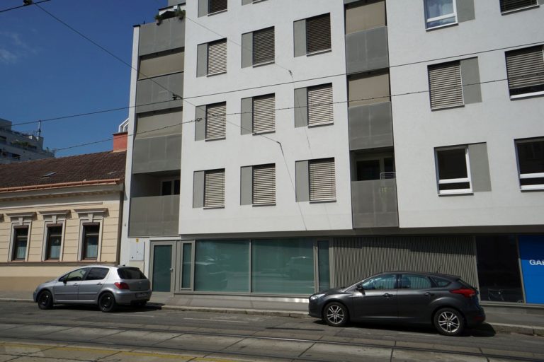 Wohnhausanlage in der Donaufelder Straße 217, ersetzt Gründerzeithäuser, Wien-Donaustadt