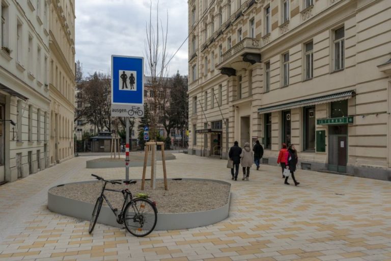 Fußgängerzone in der Königsegggasse, Wien-Mariahilf