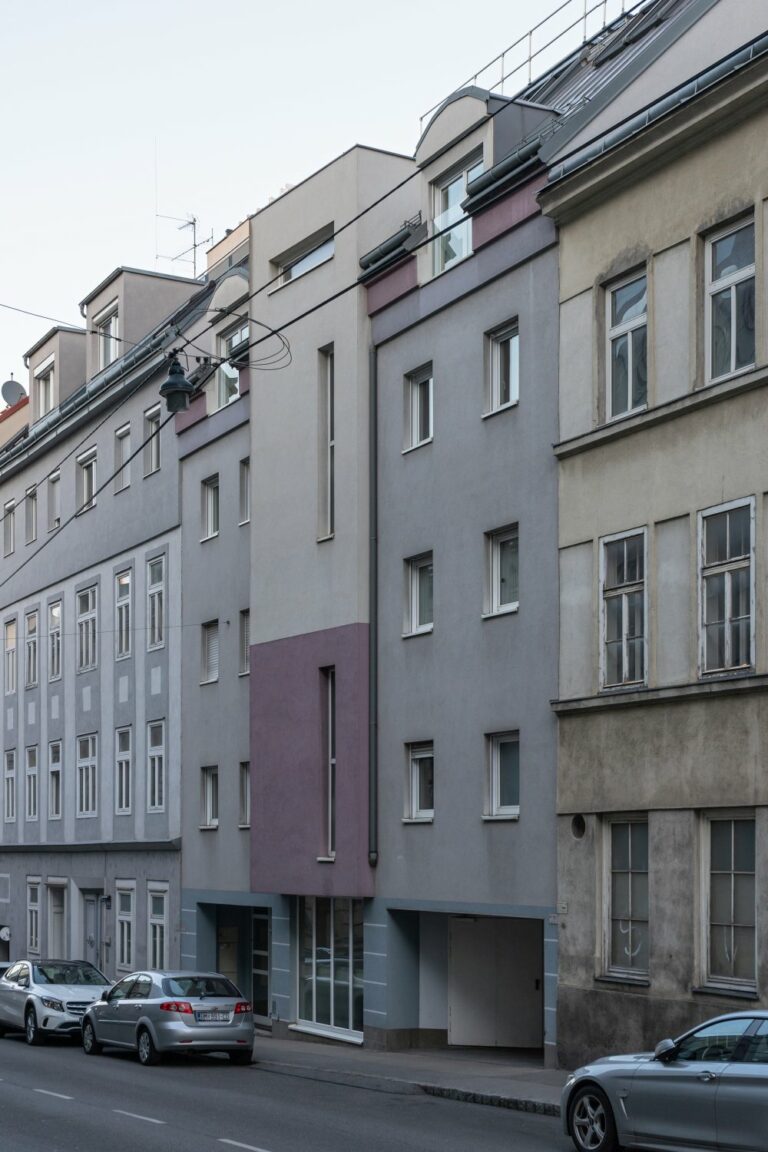 Wohnhaus in der Martinstraße 88, erbaut nach Abriss eines Gründerzeithauses, Wien