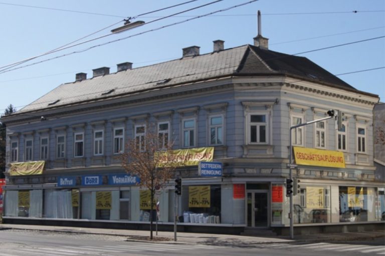 Altbau Wagramer Straße 123 vor dem Abriss, Wien, 22. Bezirk