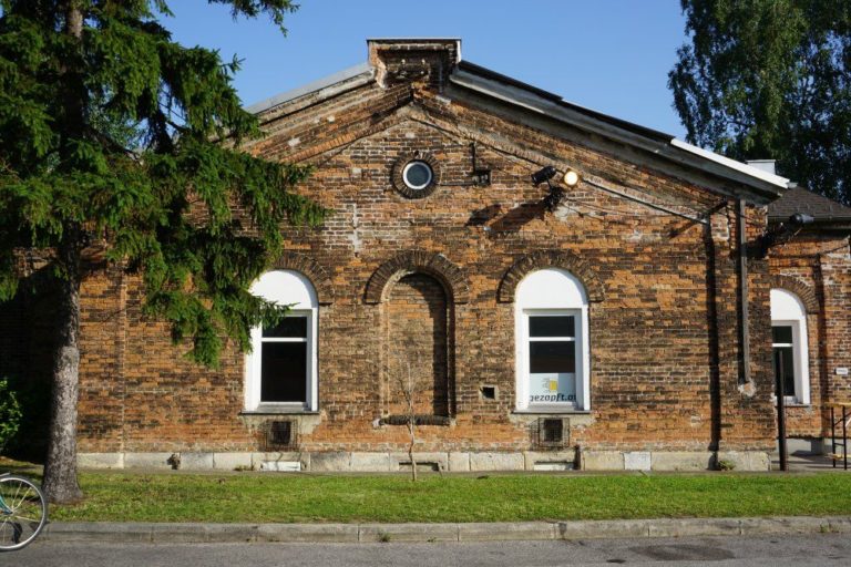 Backsteingebäude an der Laxenburger Straße, 2020 abgerissen