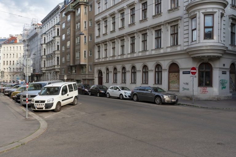 Florianigasse, Häuser, Autos, Straße, Wien