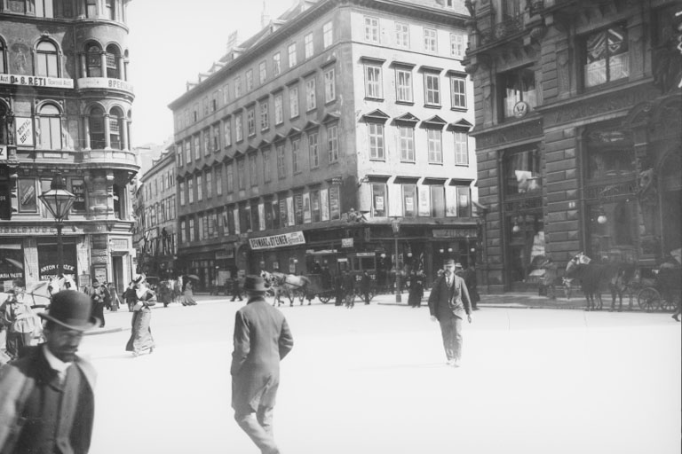 Stock im Eisen-Platz im Jahr 1900