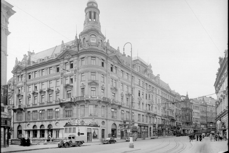 "Casa Piccola" in der Mariahilferstraße, Foto aus der Zwischenkriegszeit