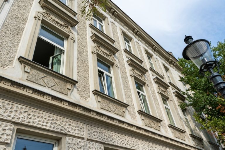 Jahrhundertwendehaus am Leopoldauer Platz 46 (Foto: 2020)