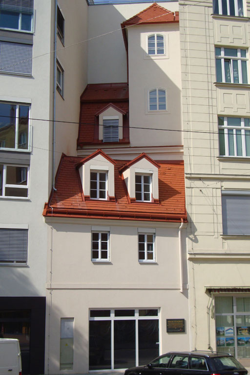 Schubertturm in der Erdbergstraße 17 nach dem Totalumbau, 1030 Wien