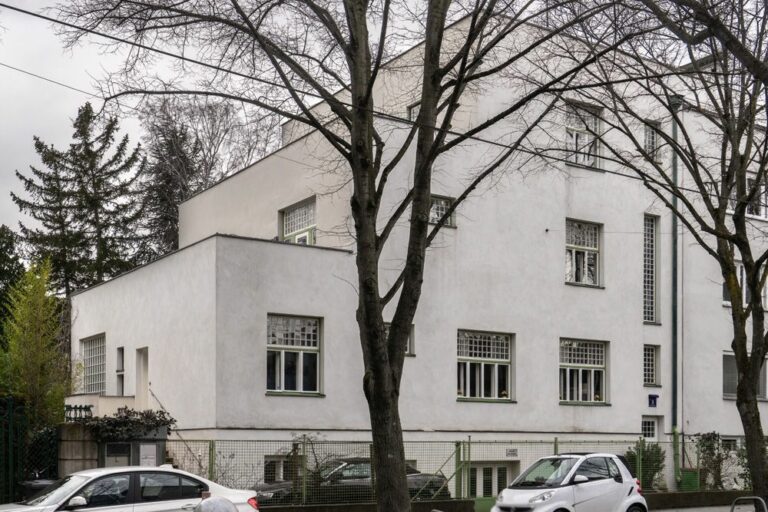 klassisch-modernes Gebäude, entworfen von Adolf Loos, Wien, erbaut 1912-1913