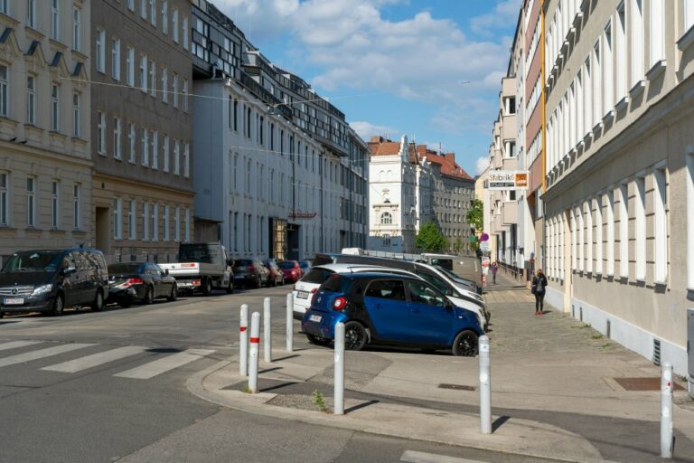 Goldschlagstraße vor dem Umbau, Matznergasse, Matznerpark