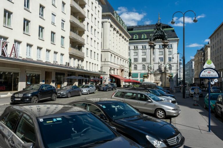 Hoher Markt in der Inneren Stadt in Wien, historischer Platz