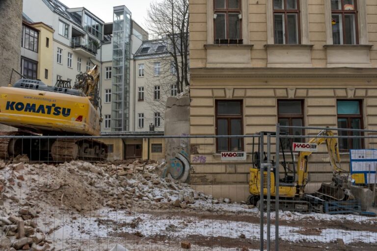 Haus nach Abriss und Gründerzeithaus in der Krieglergasse, 1030 Wien