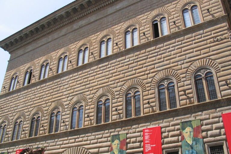 Palazzo Strozzi in Florenz, Italien, Renaissance-Palais