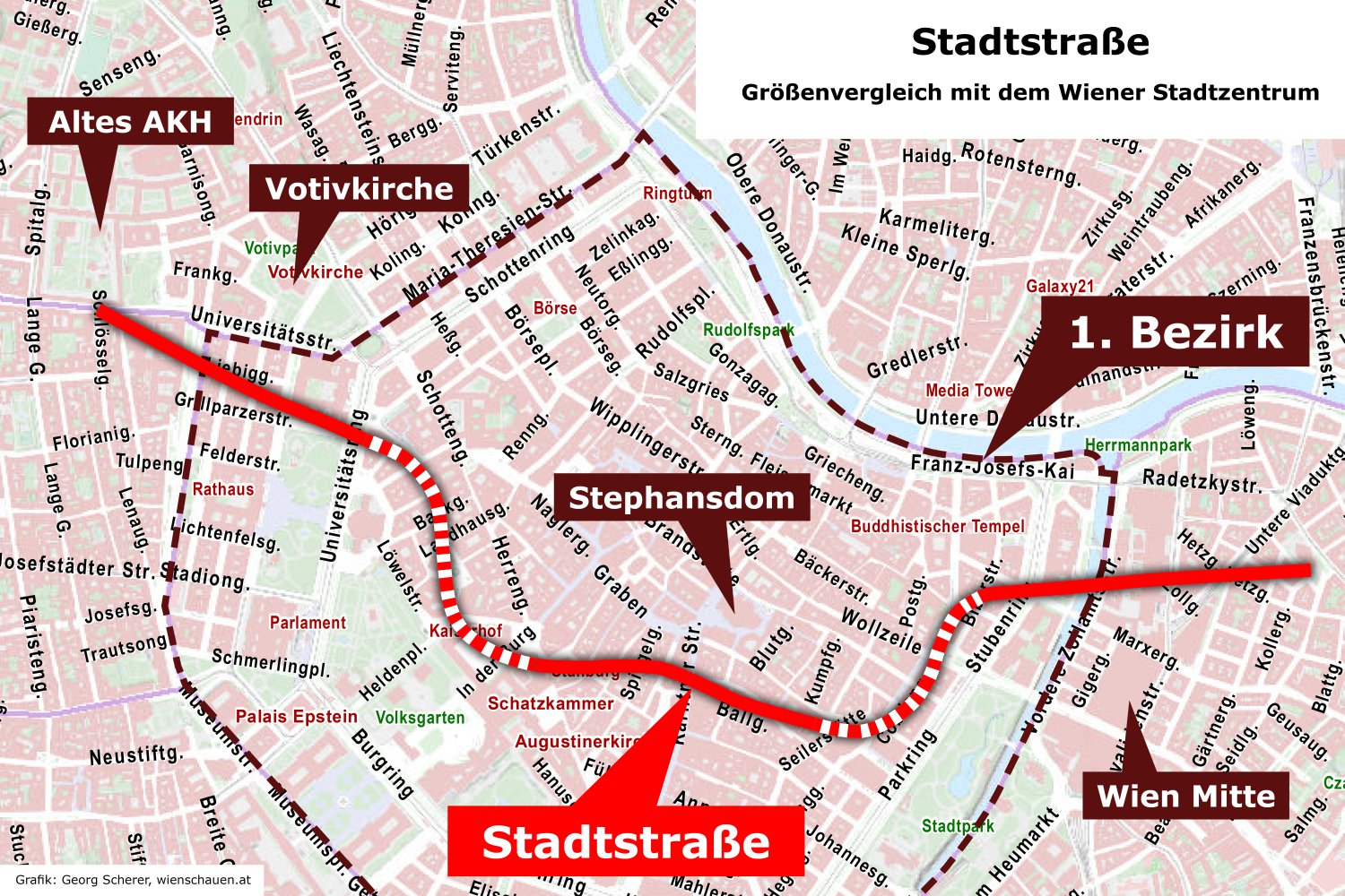 Stadtstraße: Wie die Klima-Musterstadt den Autoverkehr fördert