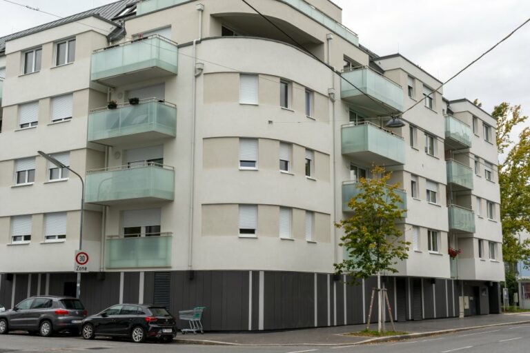 Neubau-Wohnhaus in Floridsdorf, Wien, Jedlesee