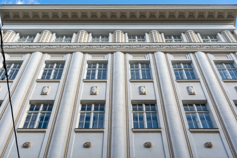 Jugendstilhaus in der Neubaugasse, Wien, Fassade