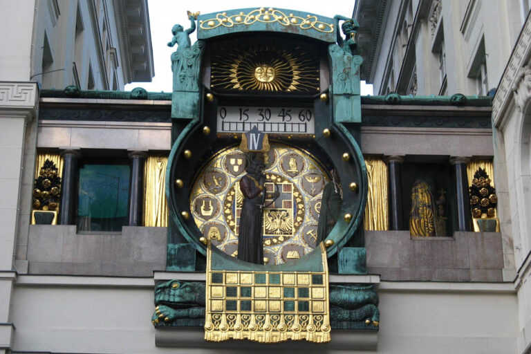 Ankeruhr am Hohen Markt in Wien