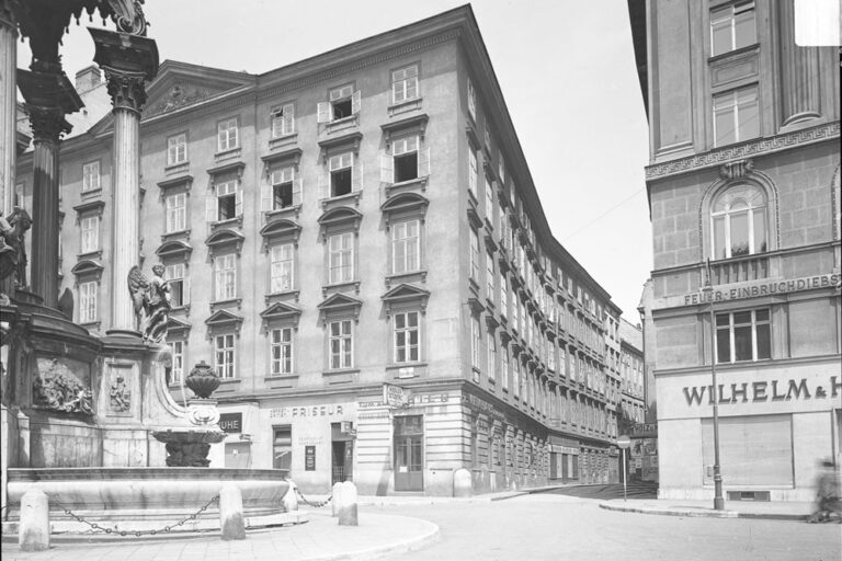 Hoher Markt, Judengasse, historische Aufnahme