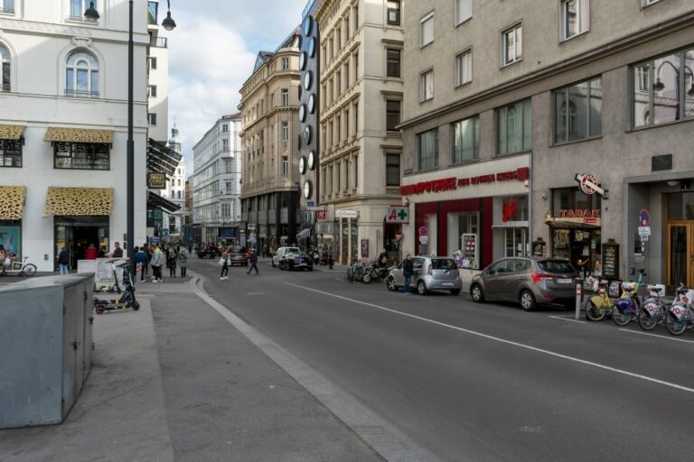 Hoher Markt Richtung Lichtensteg, Rotenturmstraße und Lugeck