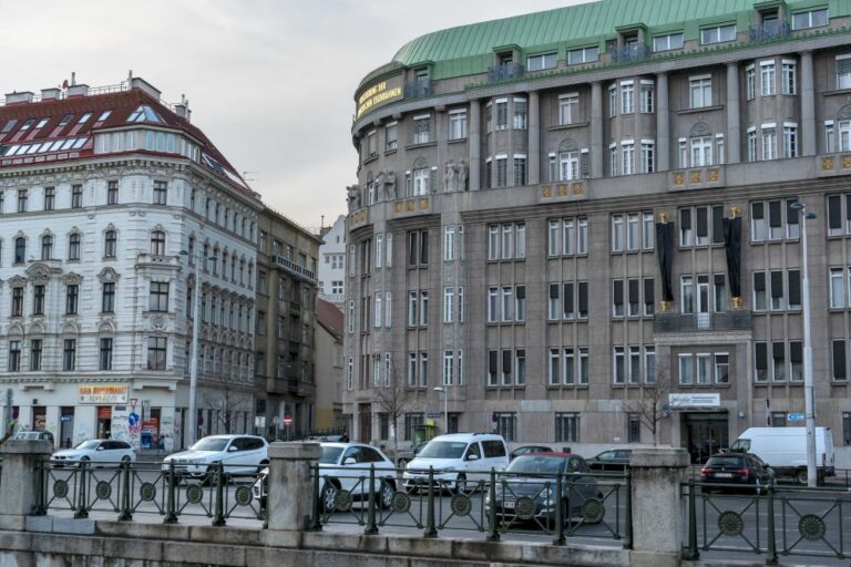 historische Gebäude, Linke Wienzeile, Mariahilf, Joanelligasse, Wien