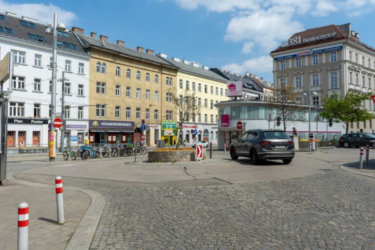 Kreisverkehr in Wien-Landstraße