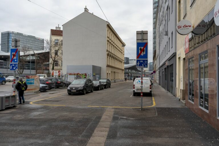 Favoritenstraße, Hauptbahnhof, Fußgängerzone, Wohnstraße