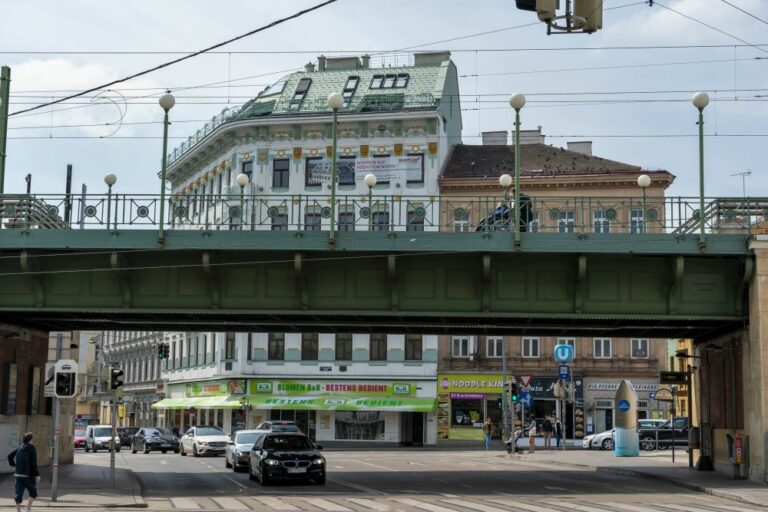 Brücke, U6, Stadtbahn, Jugendstil, Otto Wagner, Wien