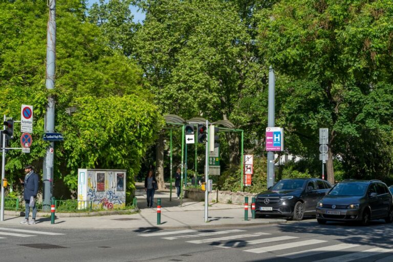 Kardinal-Nagl-Platz bei der Erdbergstraße (2020)